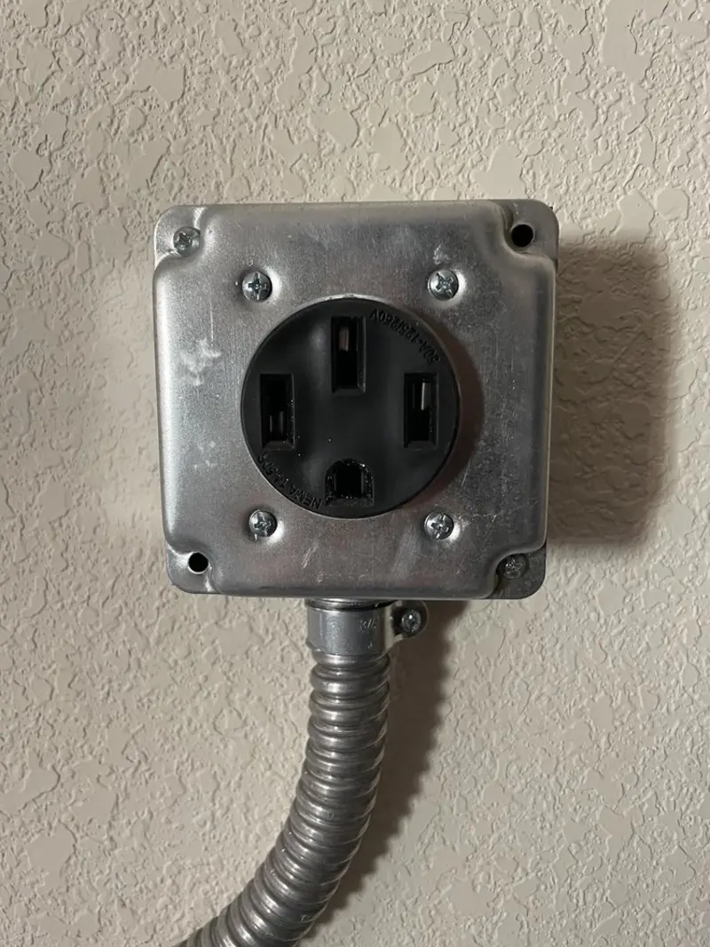 NEMA 14-50 outlet installed for Electrical Panel Upgrade in Smyrna
